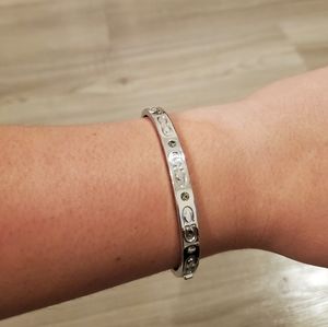 COACH Silver Cuff Bracelet